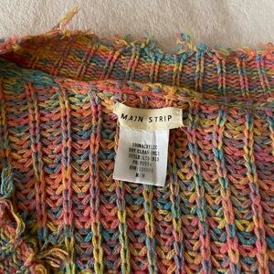 Main Strip Colorful Knit Women's Sweater